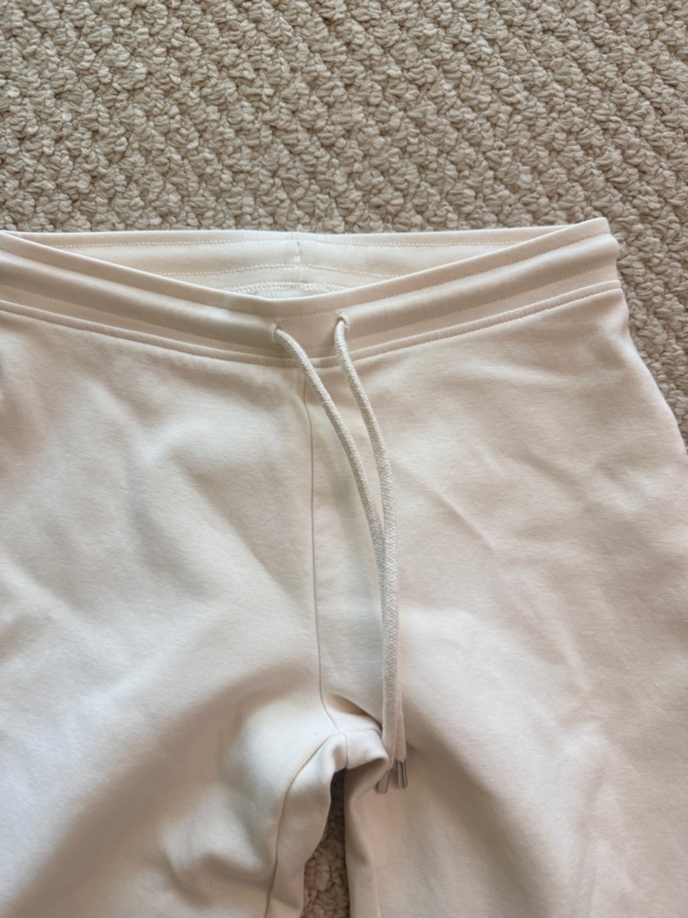 ZARA Cream Flared Knit Lounge Pants SIZE: SMALL - Picture 4 of 8